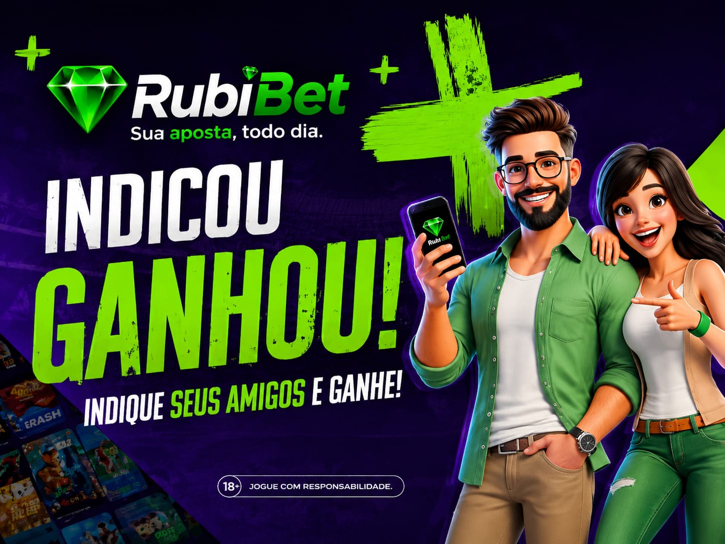 Indique seus amigos e ganhe!!!